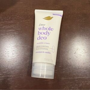 3/$9 NEW Dove whole body deo deodorant cream coconut & vanilla